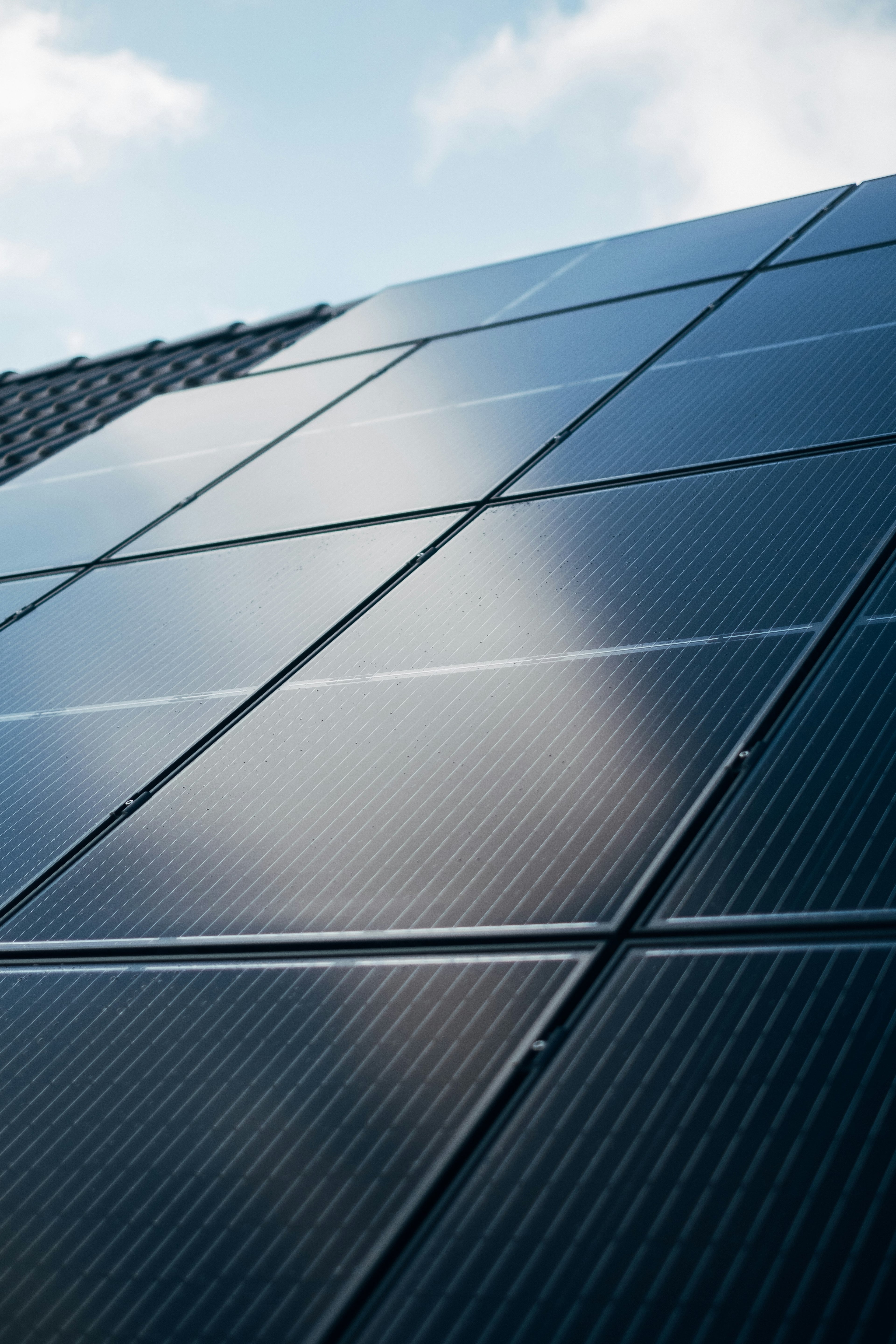 Solar panels installed on a Chennai rooftop